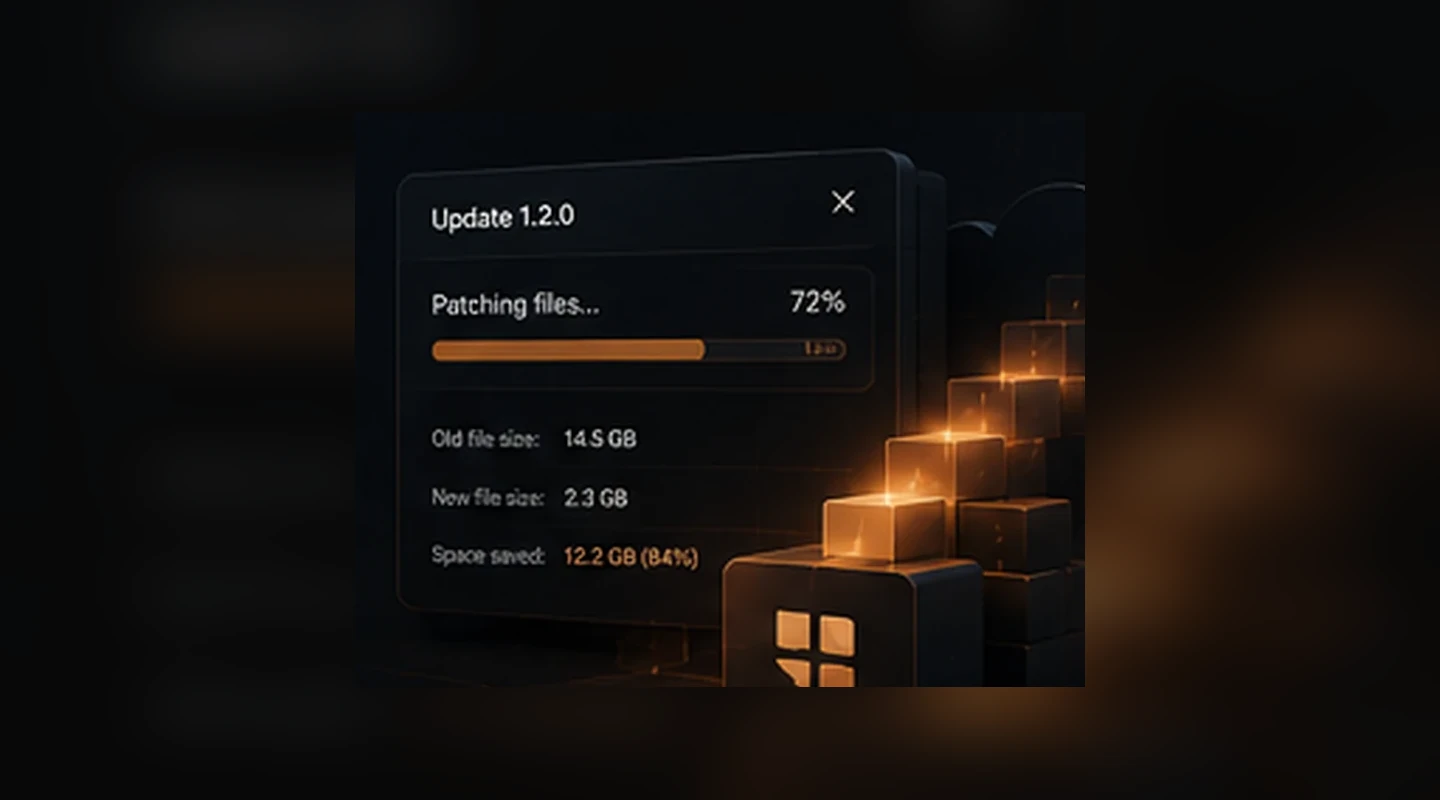 Ship game patches through a versioned release pipeline.